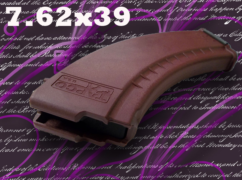 TAPCO AK-47 Smooth Side Low Drag 30rd Mag (PLUM)